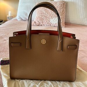 Tory Burch Small Walker Leather Satchel